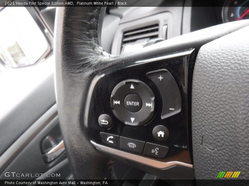 Platinum White Pearl / Black 2021 Honda Pilot Special Edition AWD