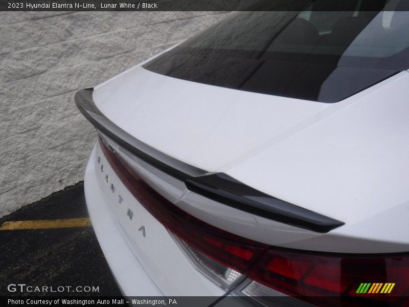 Lunar White / Black 2023 Hyundai Elantra N-Line