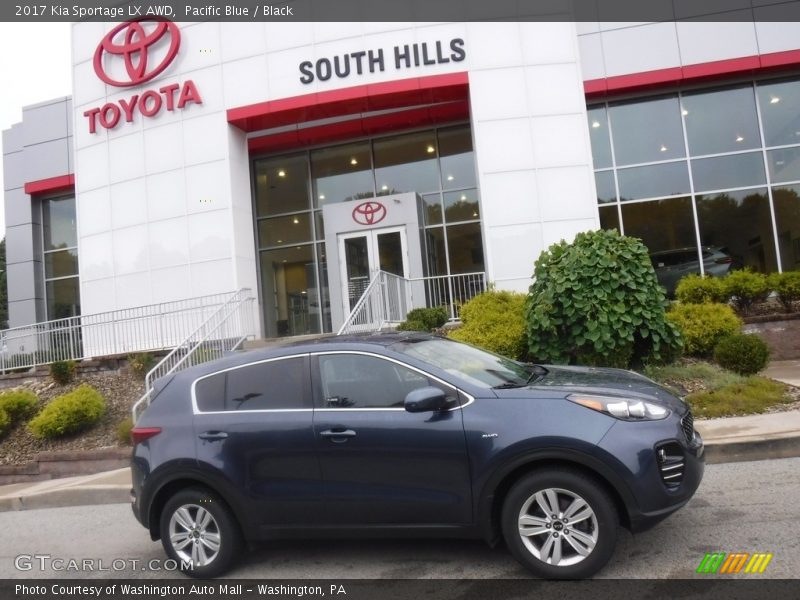 Pacific Blue / Black 2017 Kia Sportage LX AWD