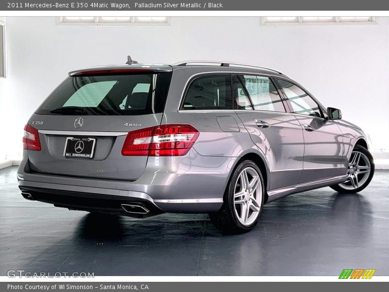 Palladium Silver Metallic / Black 2011 Mercedes-Benz E 350 4Matic Wagon