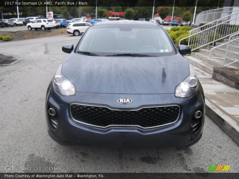 Pacific Blue / Black 2017 Kia Sportage LX AWD