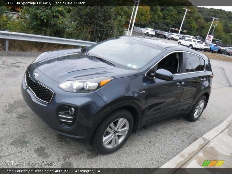 Pacific Blue / Black 2017 Kia Sportage LX AWD