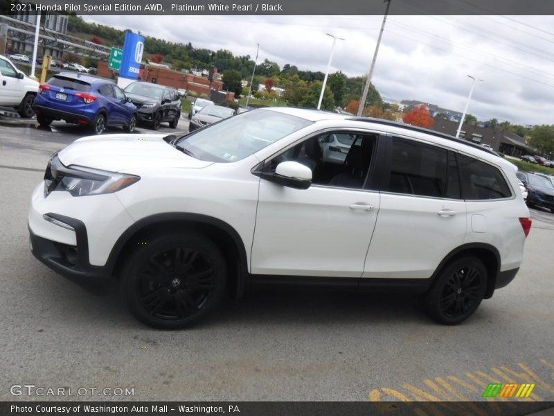 Platinum White Pearl / Black 2021 Honda Pilot Special Edition AWD