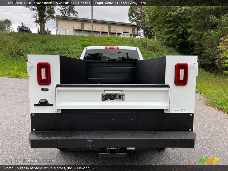 Bright White / Diesel Gray/Black 2023 Ram 3500 Tradesman Crew Cab 4x4 Chassis