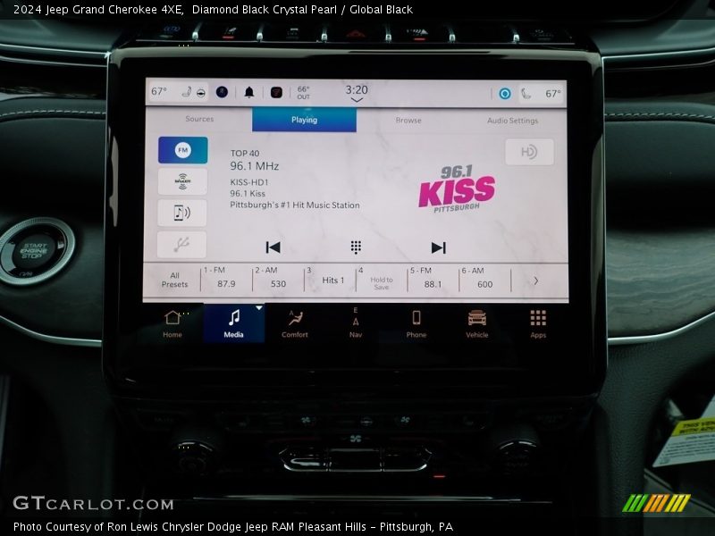 Diamond Black Crystal Pearl / Global Black 2024 Jeep Grand Cherokee 4XE