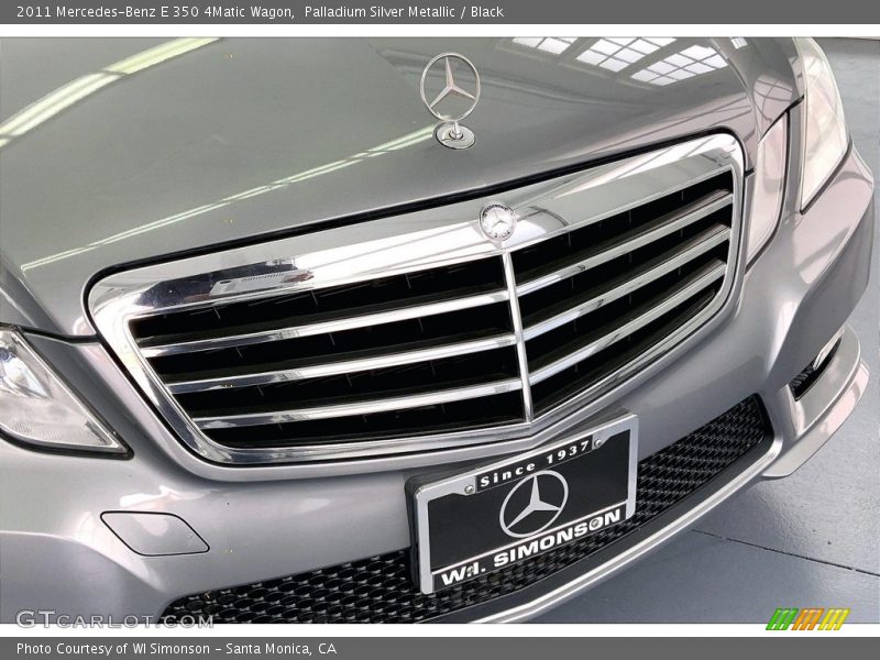 Palladium Silver Metallic / Black 2011 Mercedes-Benz E 350 4Matic Wagon