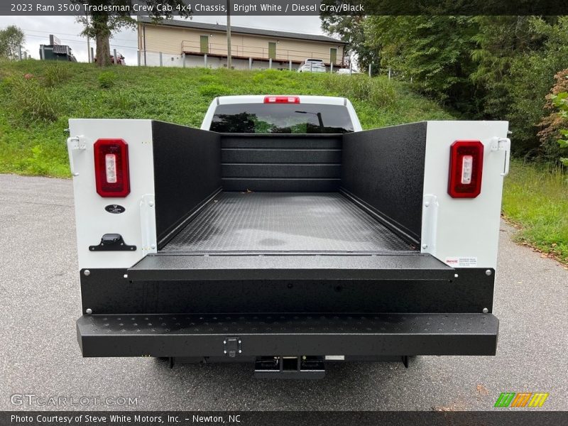 Bright White / Diesel Gray/Black 2023 Ram 3500 Tradesman Crew Cab 4x4 Chassis