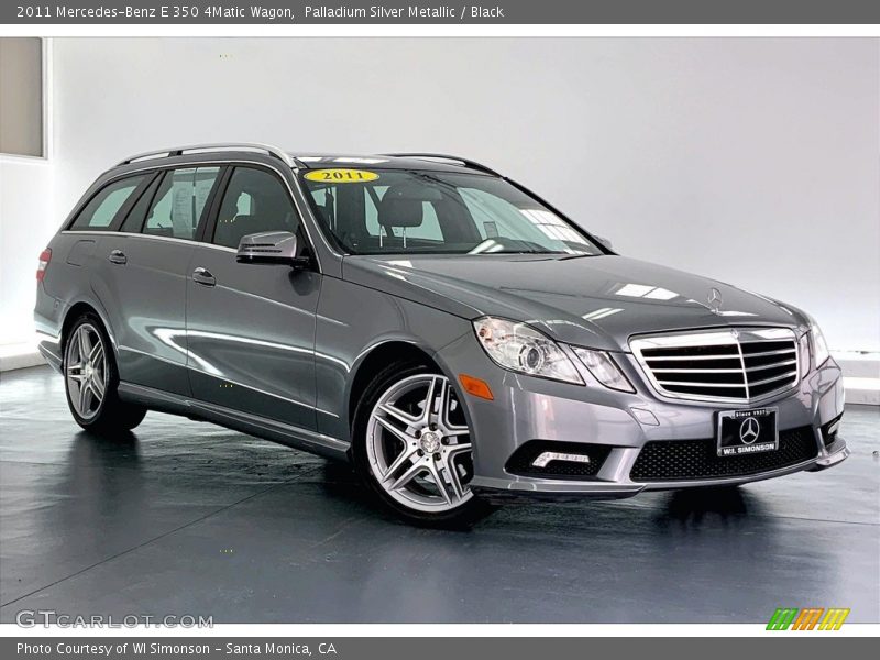 Palladium Silver Metallic / Black 2011 Mercedes-Benz E 350 4Matic Wagon