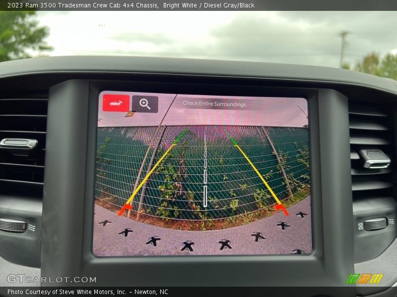 Bright White / Diesel Gray/Black 2023 Ram 3500 Tradesman Crew Cab 4x4 Chassis