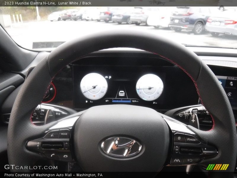 Lunar White / Black 2023 Hyundai Elantra N-Line