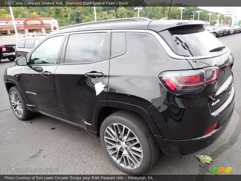 Diamond Black Crystal Pearl / Black 2023 Jeep Compass Limited 4x4