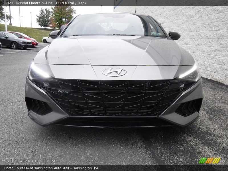 Fluid Metal / Black 2023 Hyundai Elantra N-Line