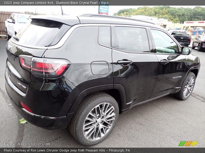 Diamond Black Crystal Pearl / Black 2023 Jeep Compass Limited 4x4