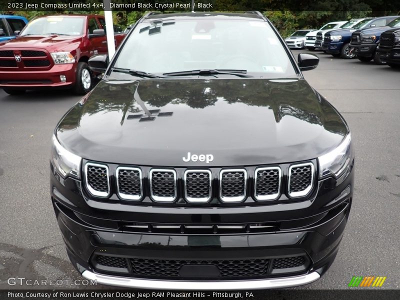 Diamond Black Crystal Pearl / Black 2023 Jeep Compass Limited 4x4