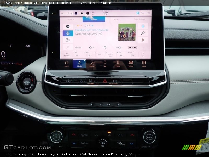 Diamond Black Crystal Pearl / Black 2023 Jeep Compass Limited 4x4