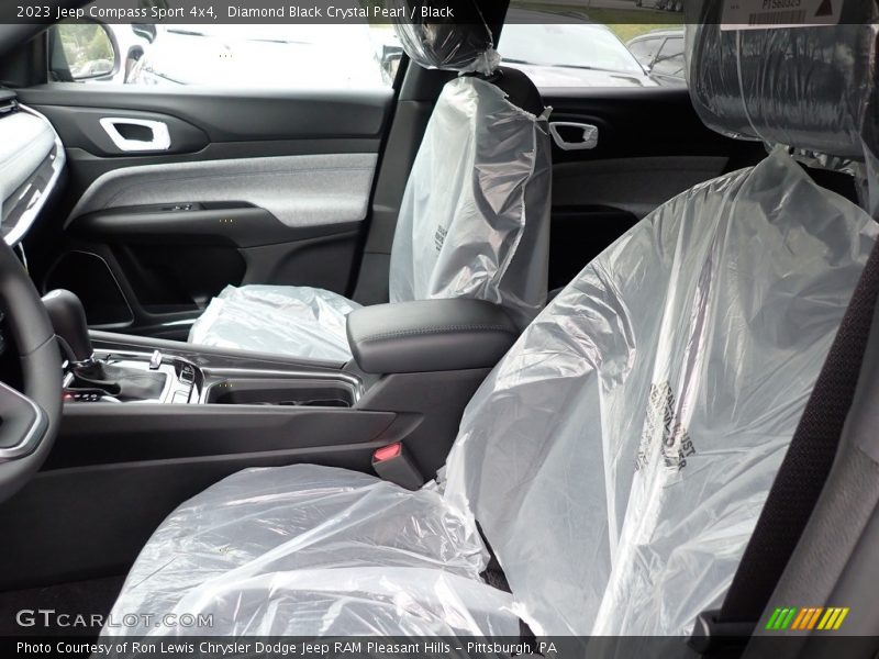 Diamond Black Crystal Pearl / Black 2023 Jeep Compass Sport 4x4