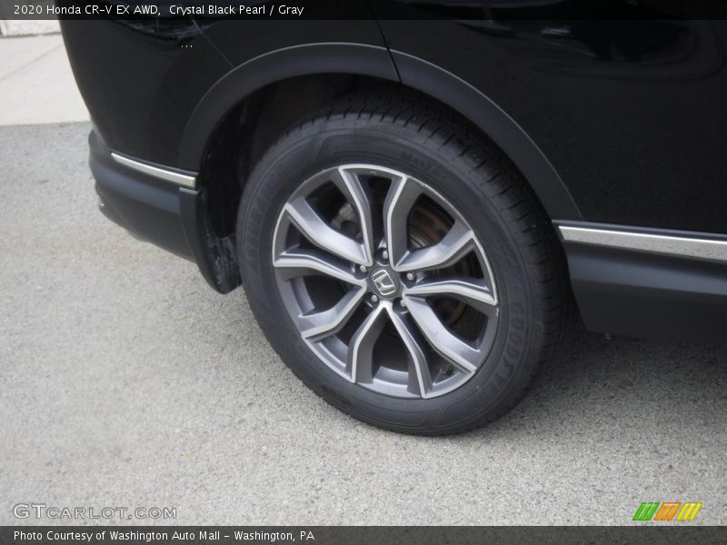 Crystal Black Pearl / Gray 2020 Honda CR-V EX AWD