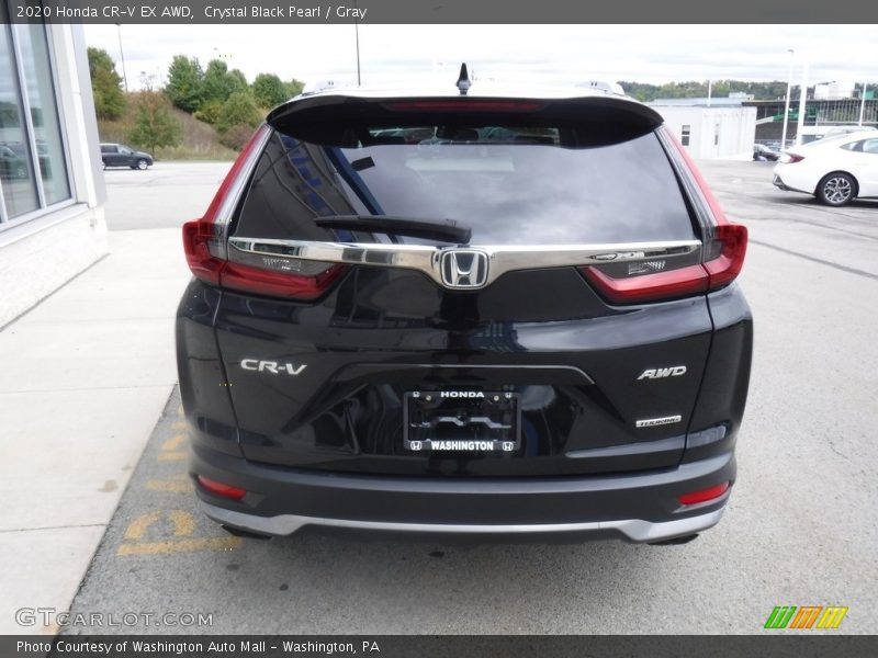 Crystal Black Pearl / Gray 2020 Honda CR-V EX AWD