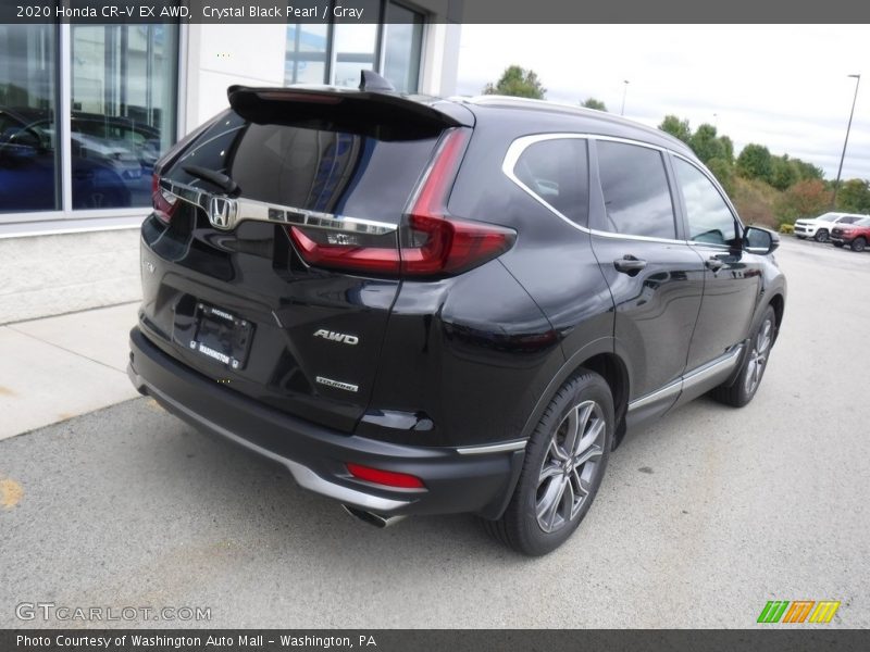 Crystal Black Pearl / Gray 2020 Honda CR-V EX AWD