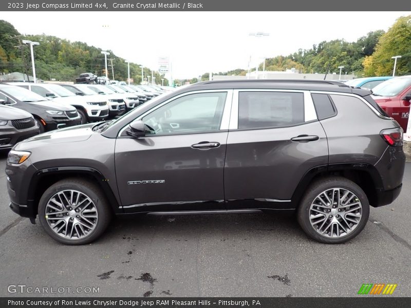Granite Crystal Metallic / Black 2023 Jeep Compass Limited 4x4