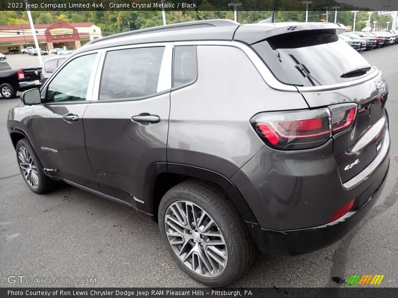 Granite Crystal Metallic / Black 2023 Jeep Compass Limited 4x4