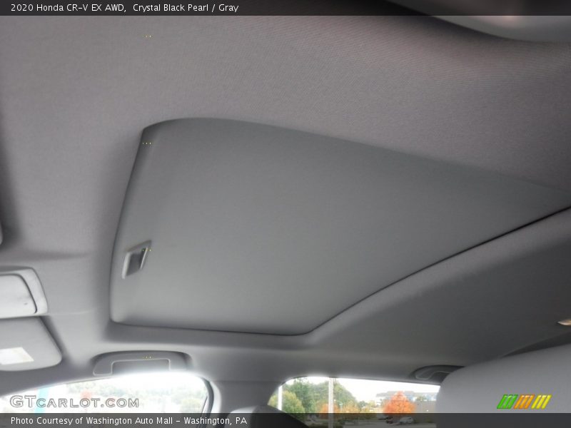 Crystal Black Pearl / Gray 2020 Honda CR-V EX AWD