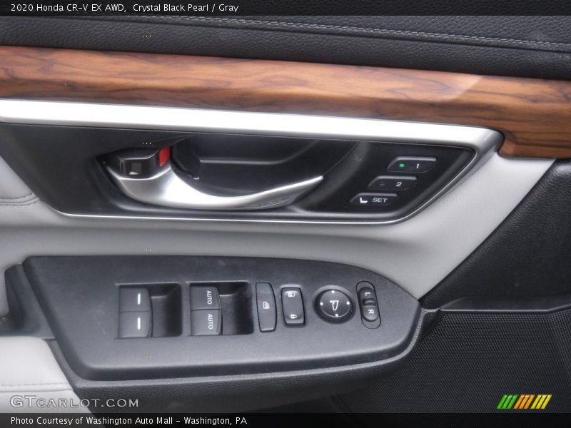 Crystal Black Pearl / Gray 2020 Honda CR-V EX AWD