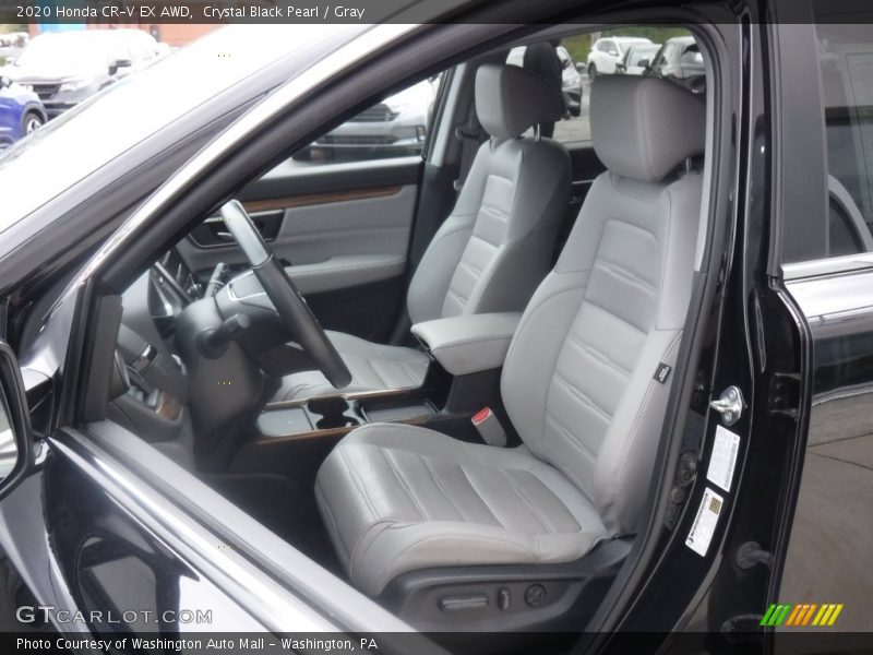 Crystal Black Pearl / Gray 2020 Honda CR-V EX AWD