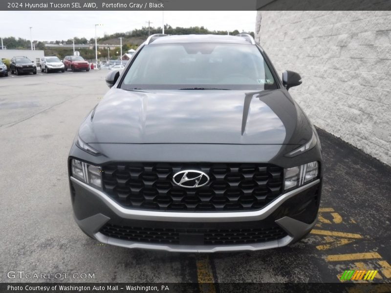 Portofino Gray / Black 2024 Hyundai Tucson SEL AWD