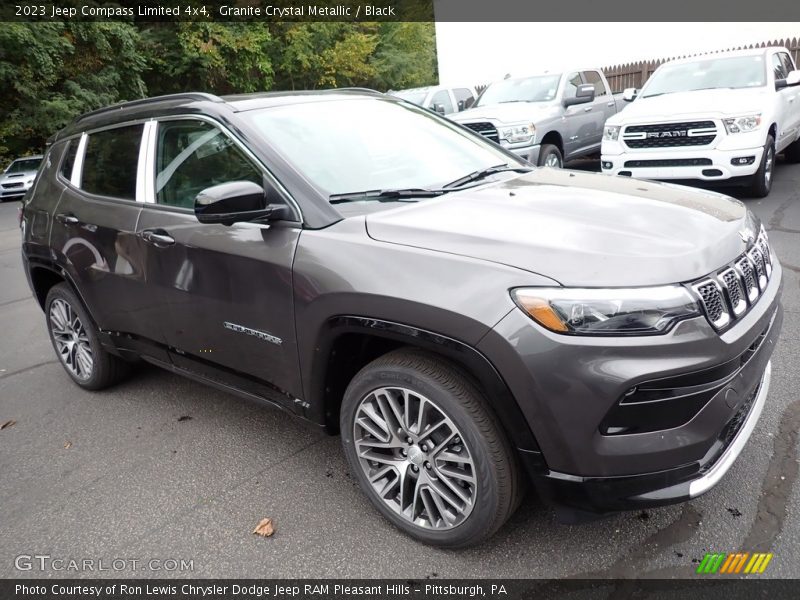 Granite Crystal Metallic / Black 2023 Jeep Compass Limited 4x4