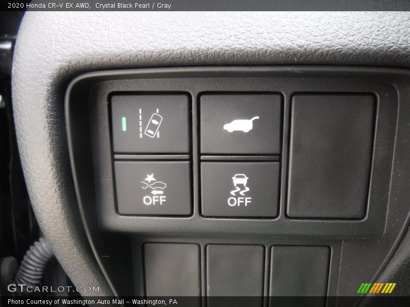 Crystal Black Pearl / Gray 2020 Honda CR-V EX AWD