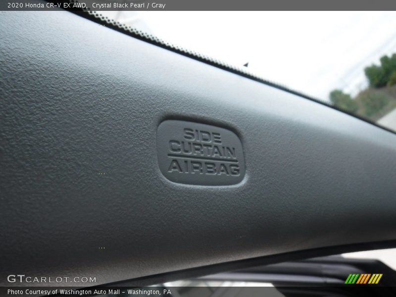 Crystal Black Pearl / Gray 2020 Honda CR-V EX AWD