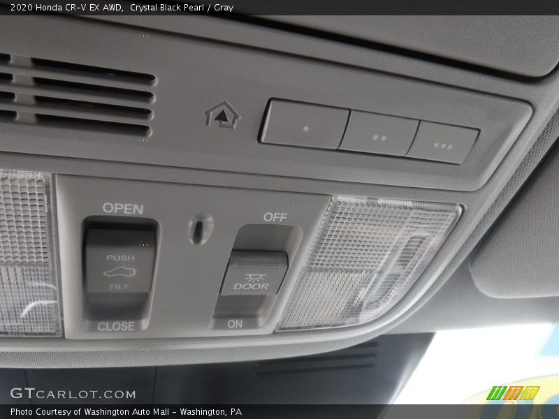 Crystal Black Pearl / Gray 2020 Honda CR-V EX AWD