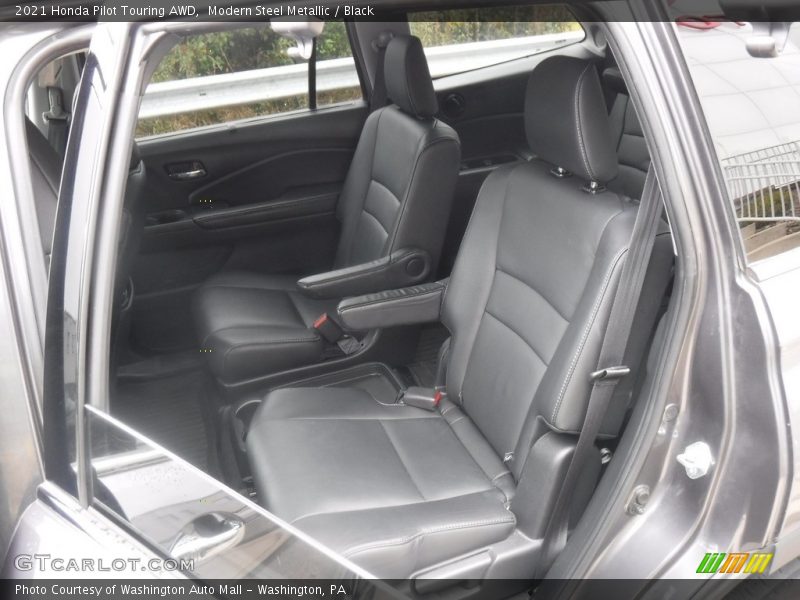 Modern Steel Metallic / Black 2021 Honda Pilot Touring AWD