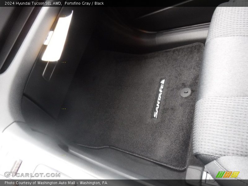 Portofino Gray / Black 2024 Hyundai Tucson SEL AWD