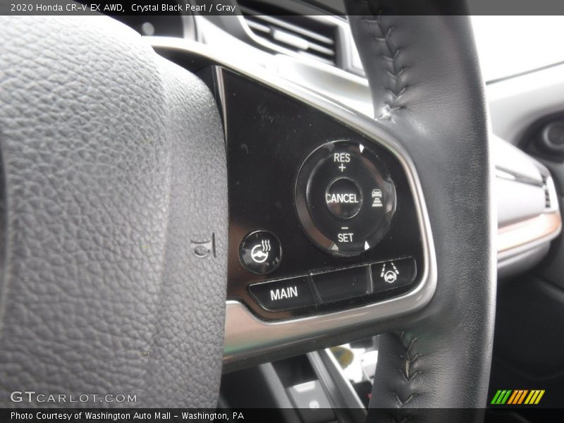 Crystal Black Pearl / Gray 2020 Honda CR-V EX AWD
