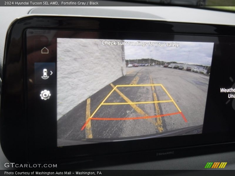 Portofino Gray / Black 2024 Hyundai Tucson SEL AWD