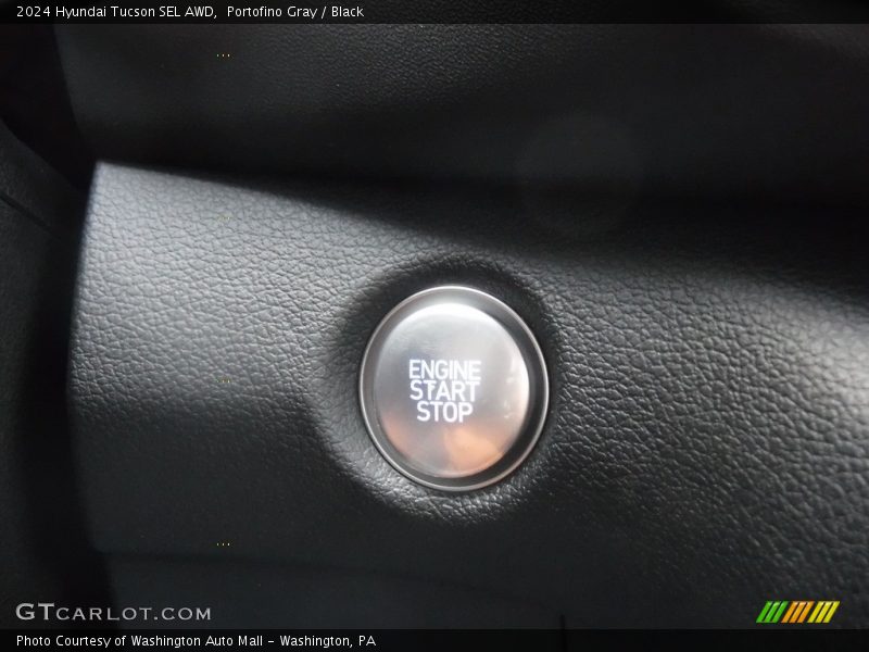 Portofino Gray / Black 2024 Hyundai Tucson SEL AWD