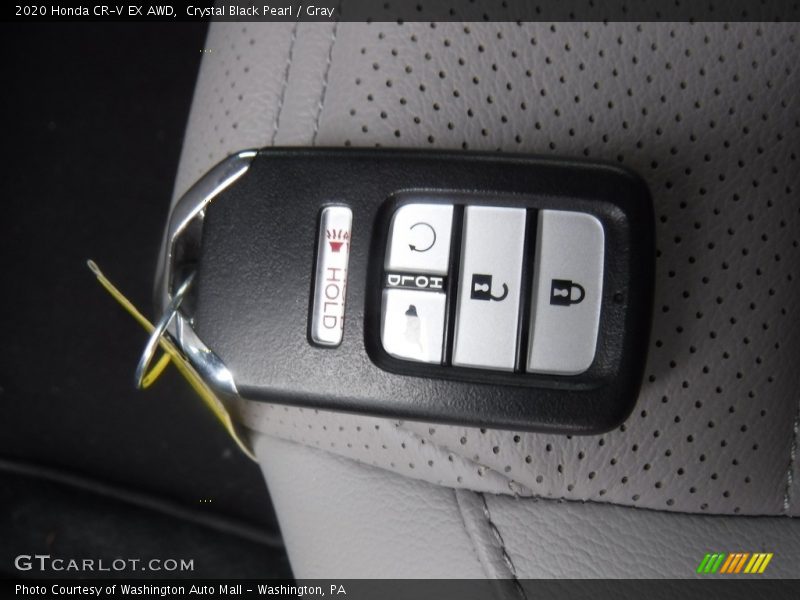Crystal Black Pearl / Gray 2020 Honda CR-V EX AWD