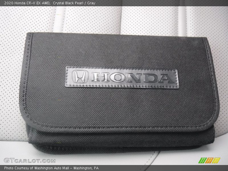Crystal Black Pearl / Gray 2020 Honda CR-V EX AWD