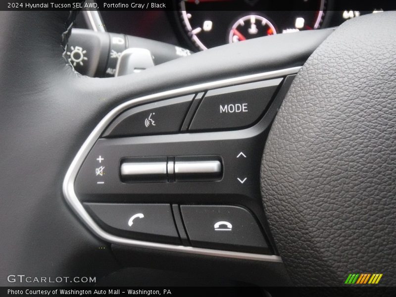Portofino Gray / Black 2024 Hyundai Tucson SEL AWD