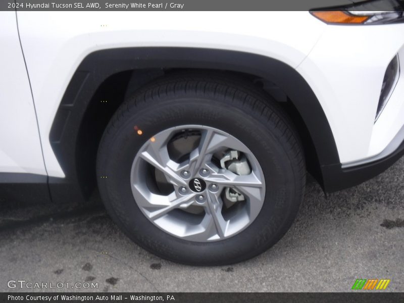 Serenity White Pearl / Gray 2024 Hyundai Tucson SEL AWD