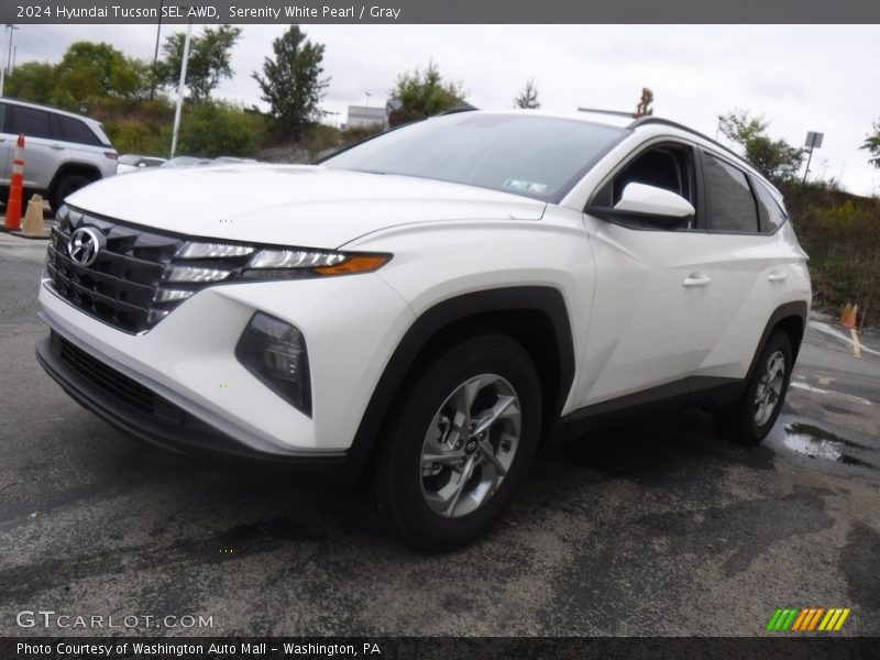 Serenity White Pearl / Gray 2024 Hyundai Tucson SEL AWD