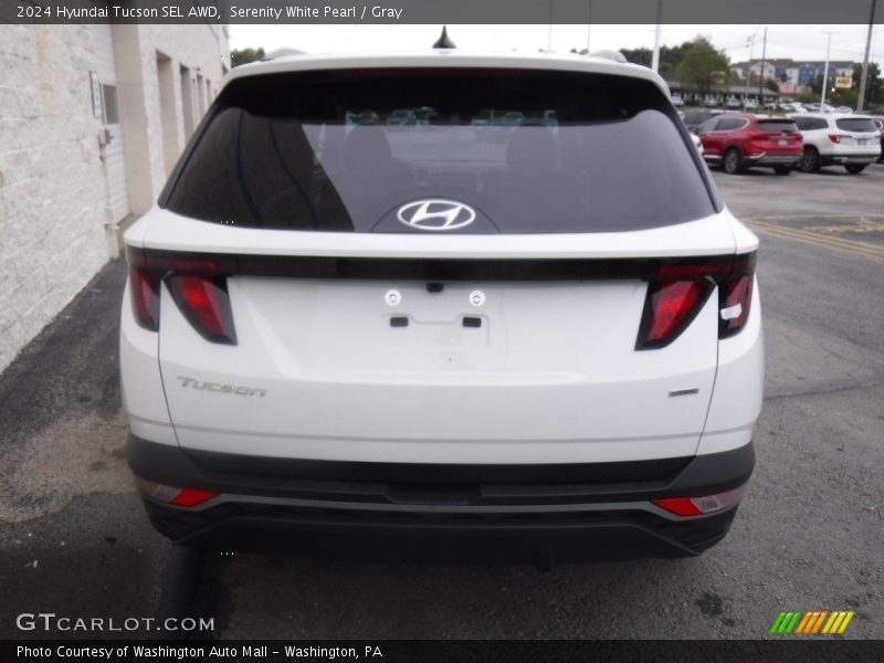 Serenity White Pearl / Gray 2024 Hyundai Tucson SEL AWD