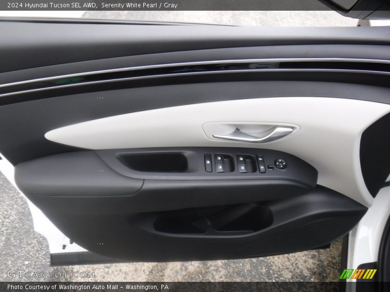 Serenity White Pearl / Gray 2024 Hyundai Tucson SEL AWD