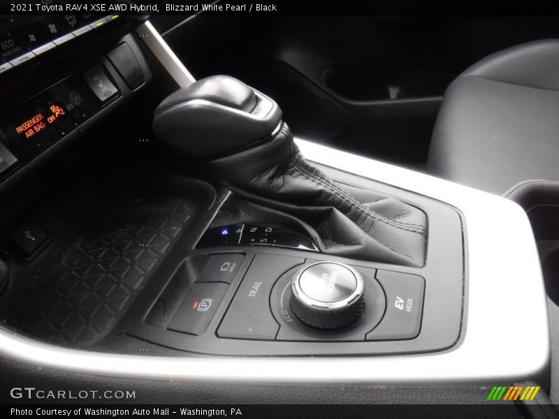 Blizzard White Pearl / Black 2021 Toyota RAV4 XSE AWD Hybrid