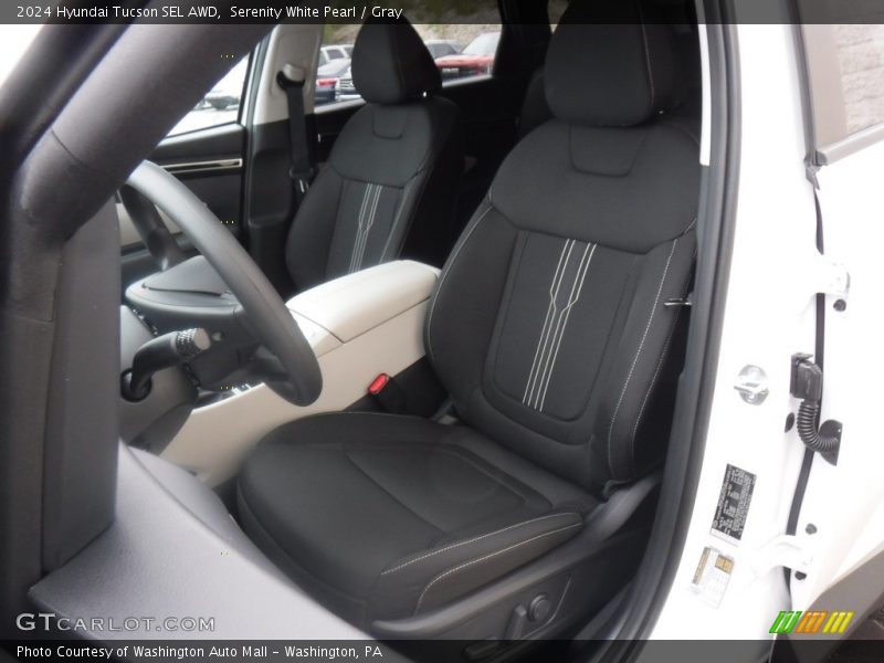 Serenity White Pearl / Gray 2024 Hyundai Tucson SEL AWD