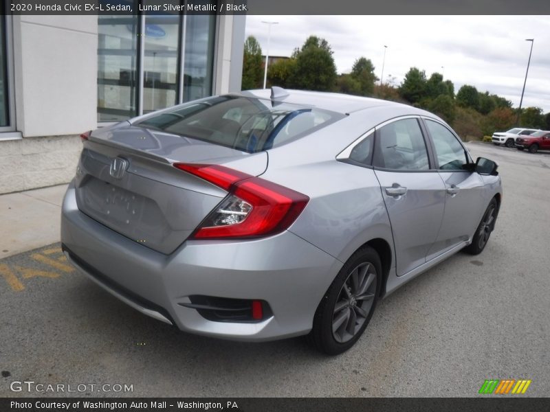 Lunar Silver Metallic / Black 2020 Honda Civic EX-L Sedan