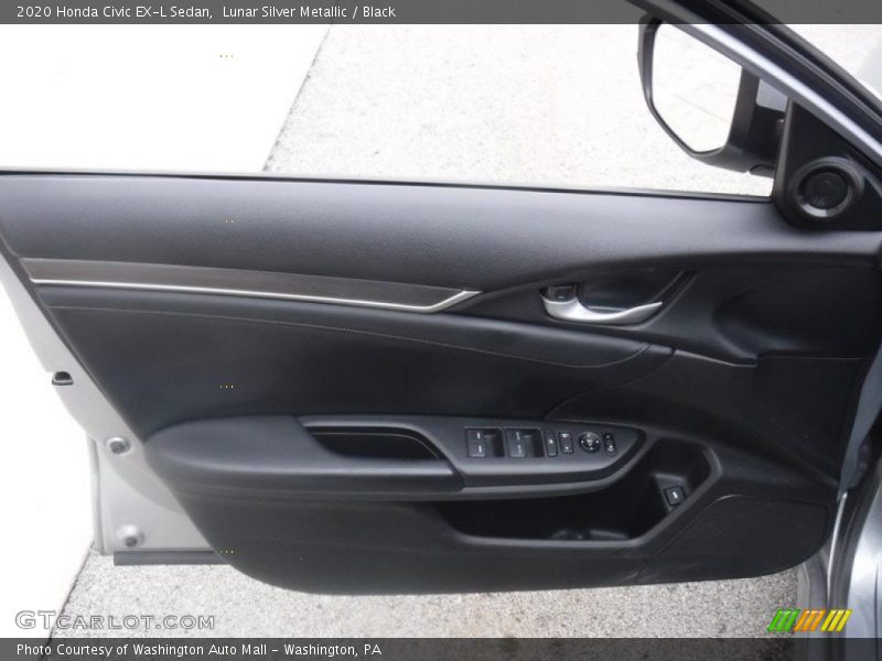 Lunar Silver Metallic / Black 2020 Honda Civic EX-L Sedan