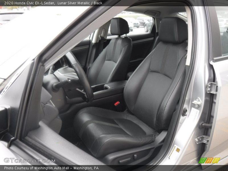 Lunar Silver Metallic / Black 2020 Honda Civic EX-L Sedan